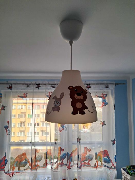 Żyrandol dziecięcy plus lampka