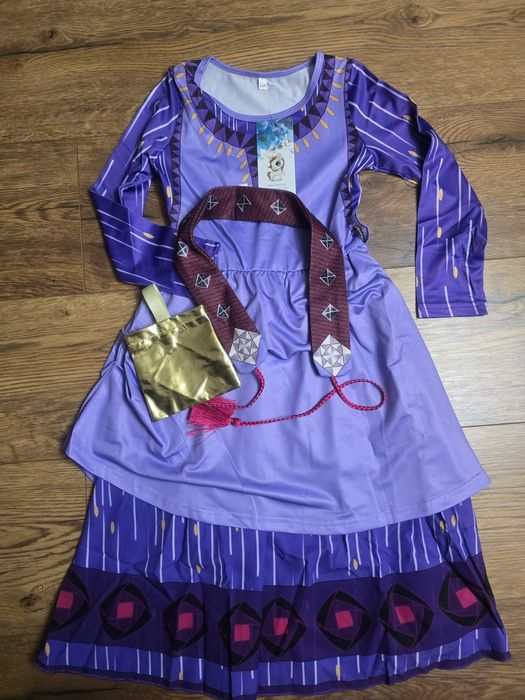 Przebranie Asha Wish Życzenie sukienka strój kostium r. 110 karnawał