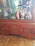 Vitrine vintage em madeira