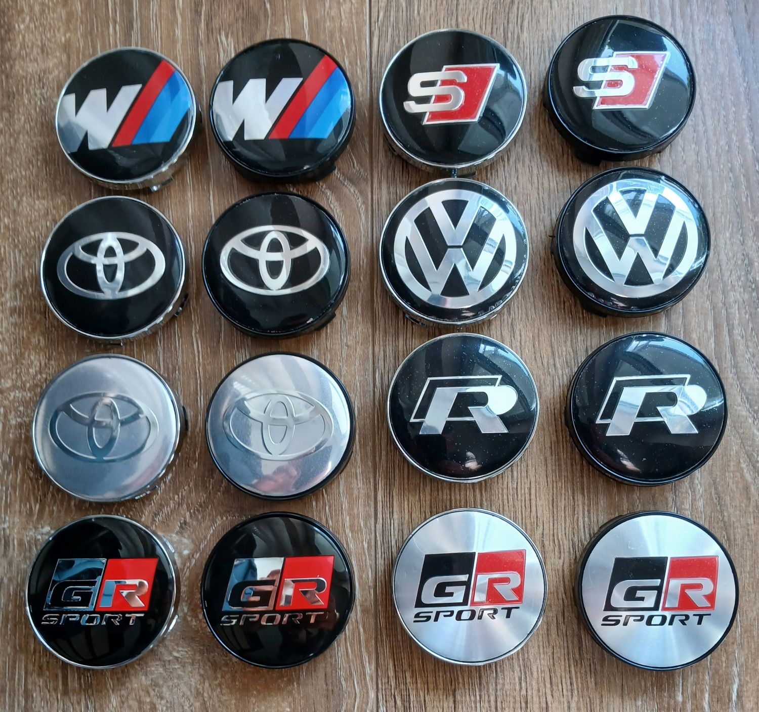 Dekielki 60mm Toyota, BMW, Audi, Volkswagen, Opel GR, OZ