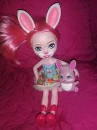 Lalka Enchantimals Bree Bunny 35 cm ze zwierzątkiem