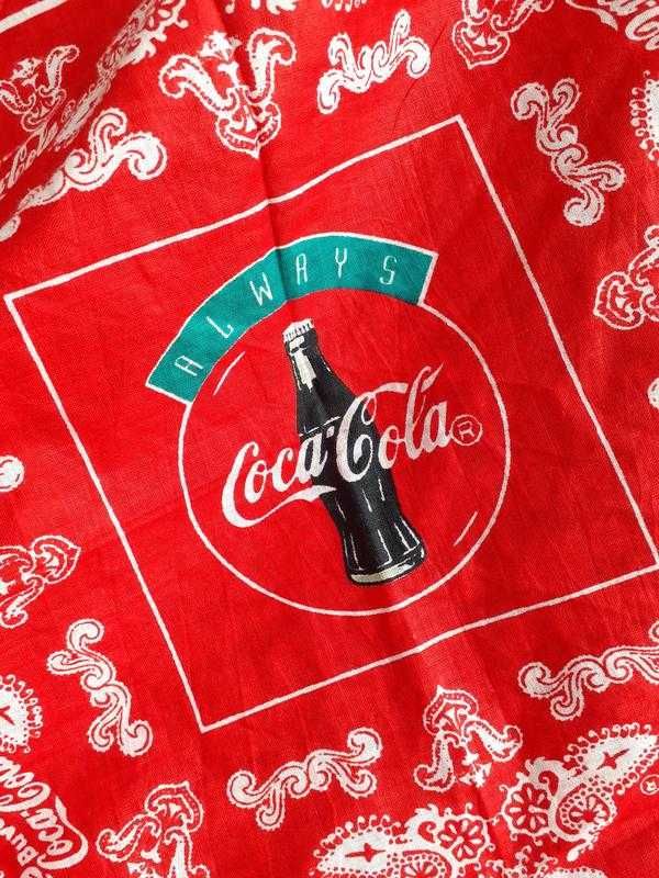 1950-е! Always Coca Cola 100% коттон винтаж бандана Кола модная