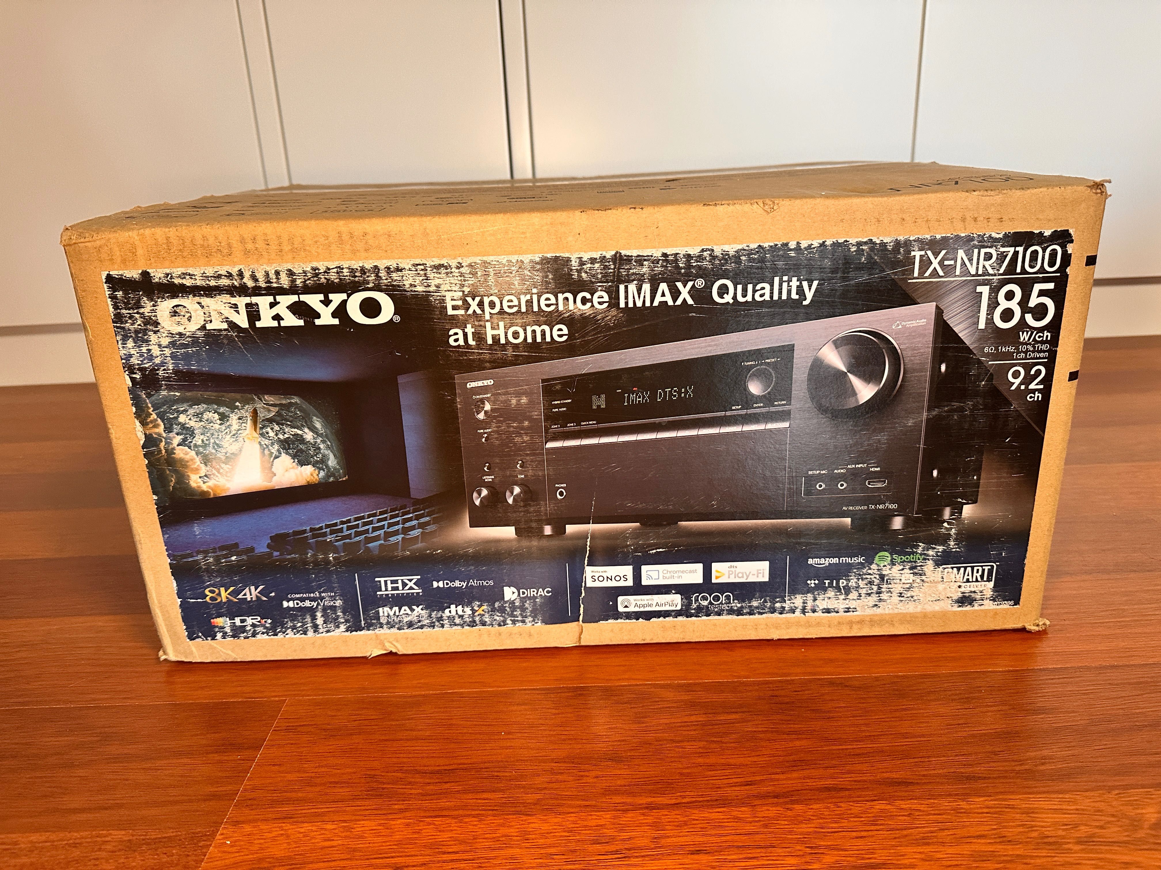 Onkyo TX-NR7100 novo, caixa selado