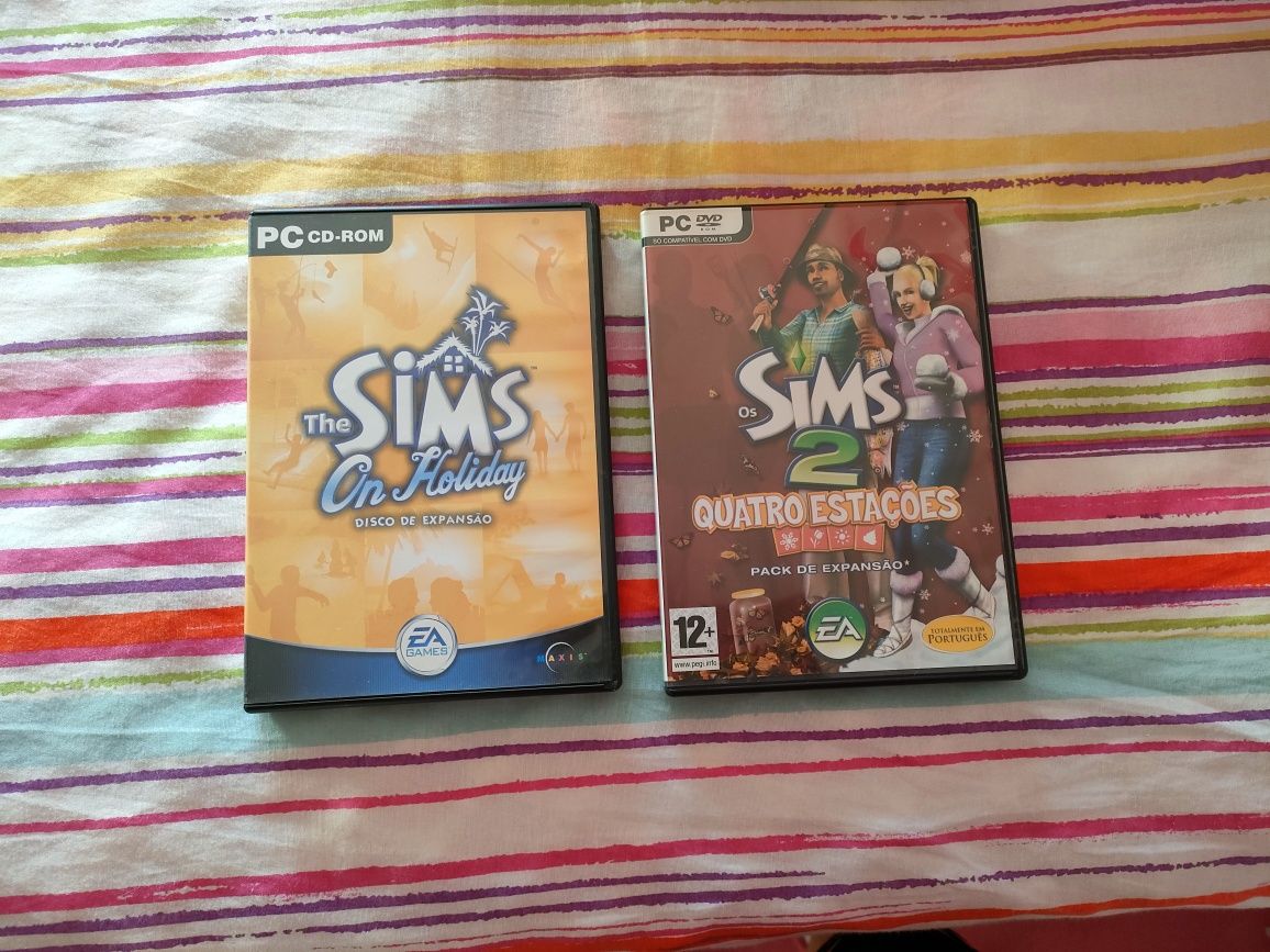 2 packs de expansão The Sims PC