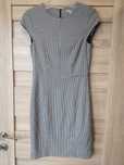 Sukienka MIDI h&m czarno biała w kratkę r xs 34