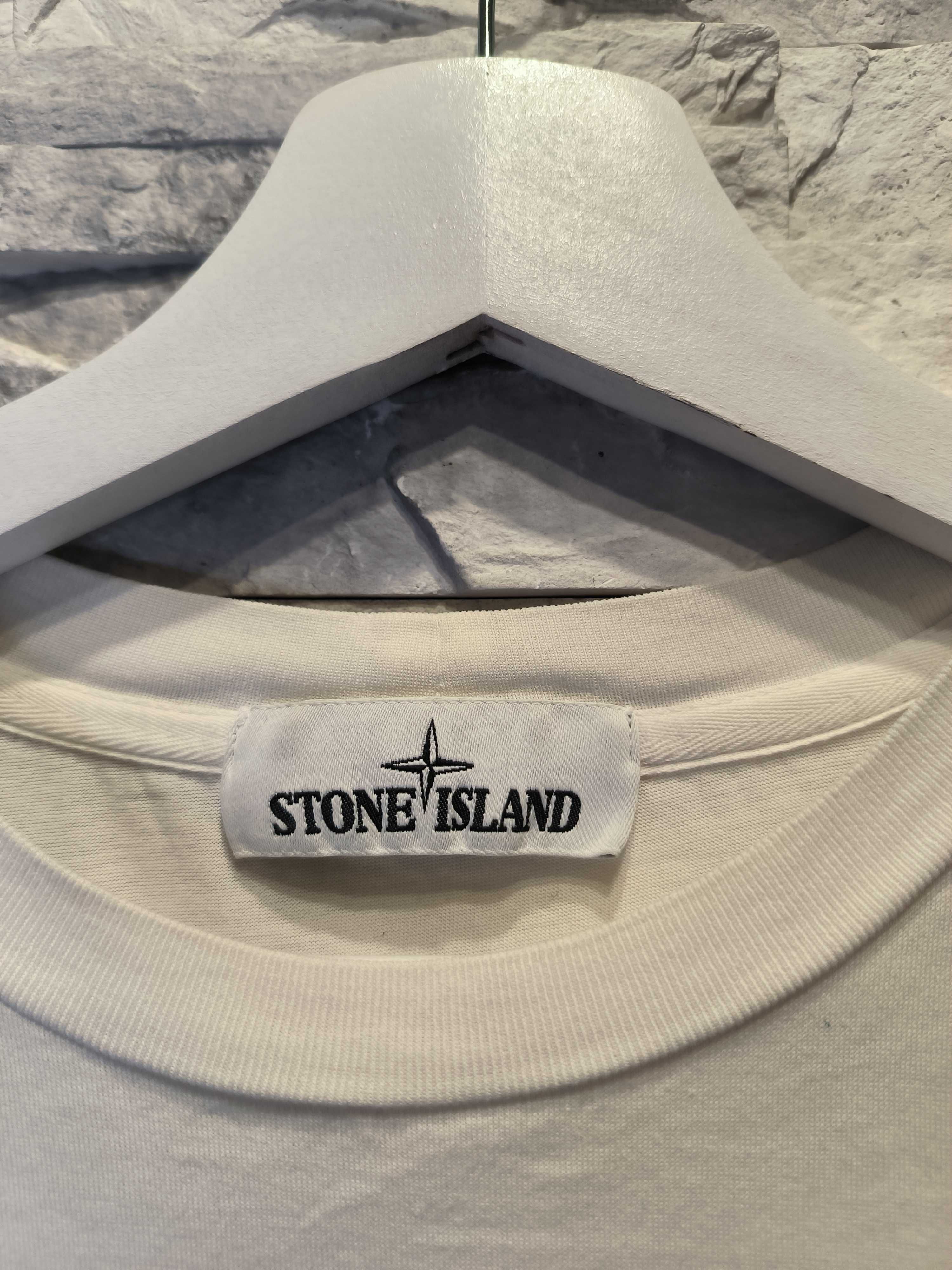 Koszulka Stone Island T-Shirt Biała Logo