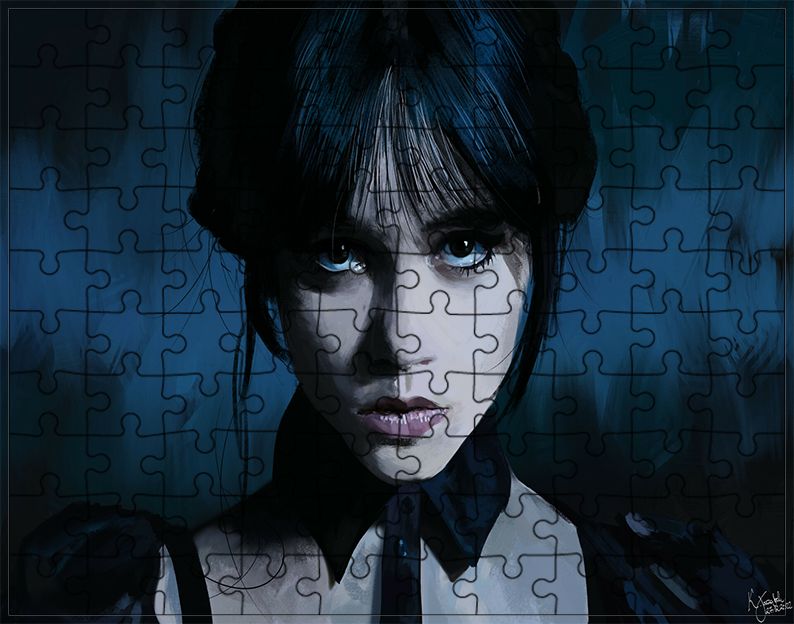 Puzzle Wednesday Addams PRODUCENT