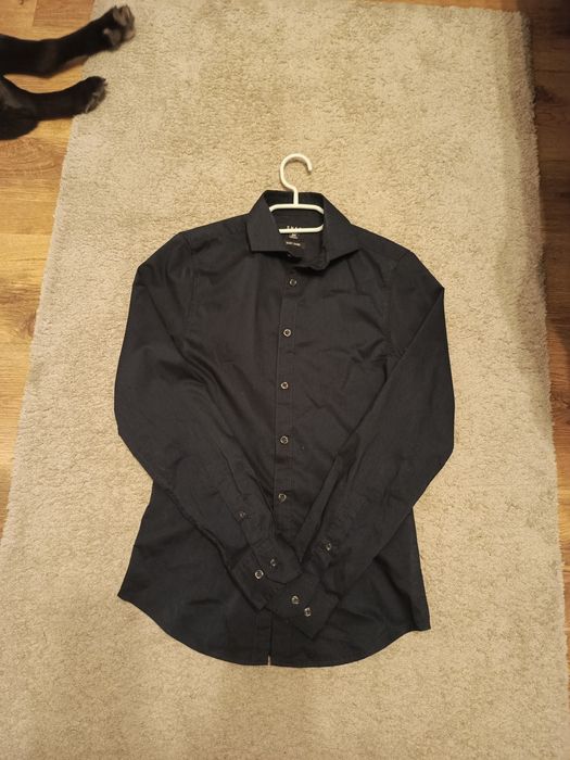 Granatowa koszula XS Slim