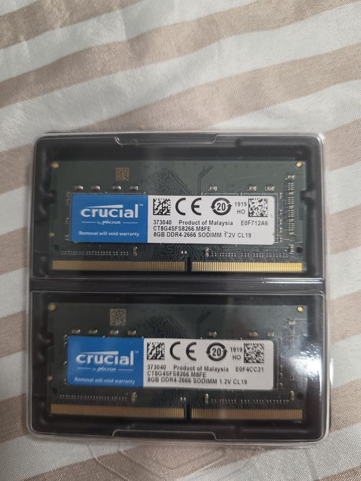 Kit Crucial 2x8 (16gb)