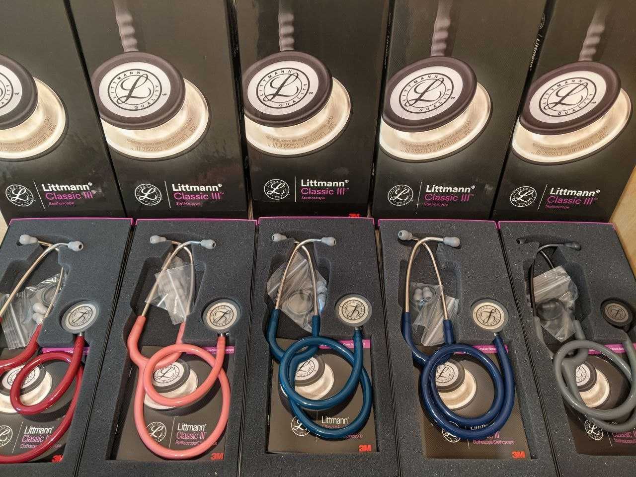 Стетоскоп 3M Littmann Classic 3 Cardiology 4 різні кольори фонендоскоп