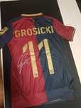Koszulka Pogoni Szczenin z autografem Kamila Groscickiego