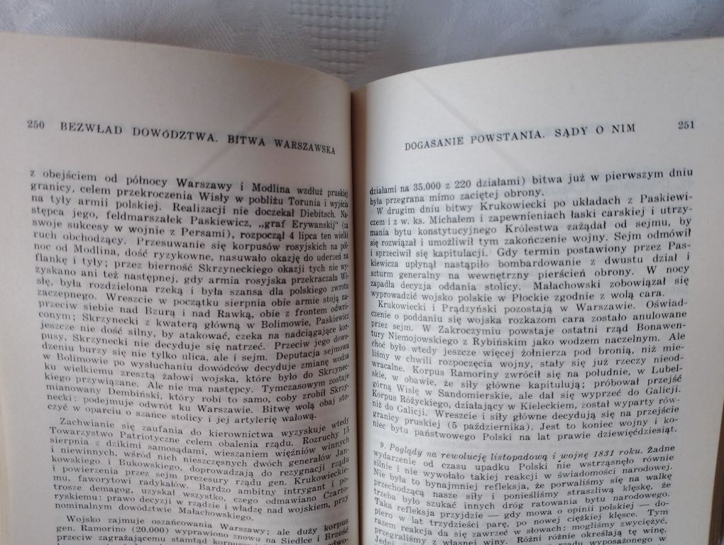 KSIĄŻKA "Dzieje Polski porozbiorowe 1795 - 1921" Marian Kukiel, histor