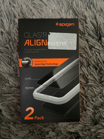 Захисне скло Spigen iPhone 11/XR - (2 шт) Glas.tR AlignMaster AGL00101