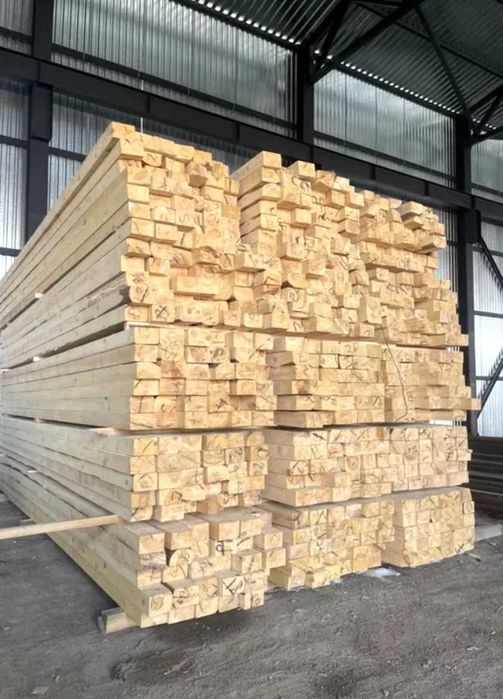 Пиломатеріал будівельний – брус і дошка під розмір