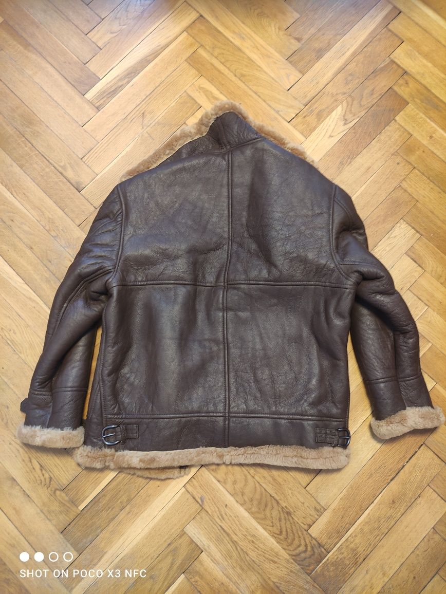 Kożuch pilotka B3 shearling l xl USA RAF