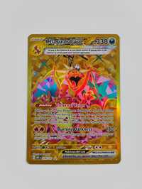 Karta pokémon obsidian flames golden Charizard Ex + gratis