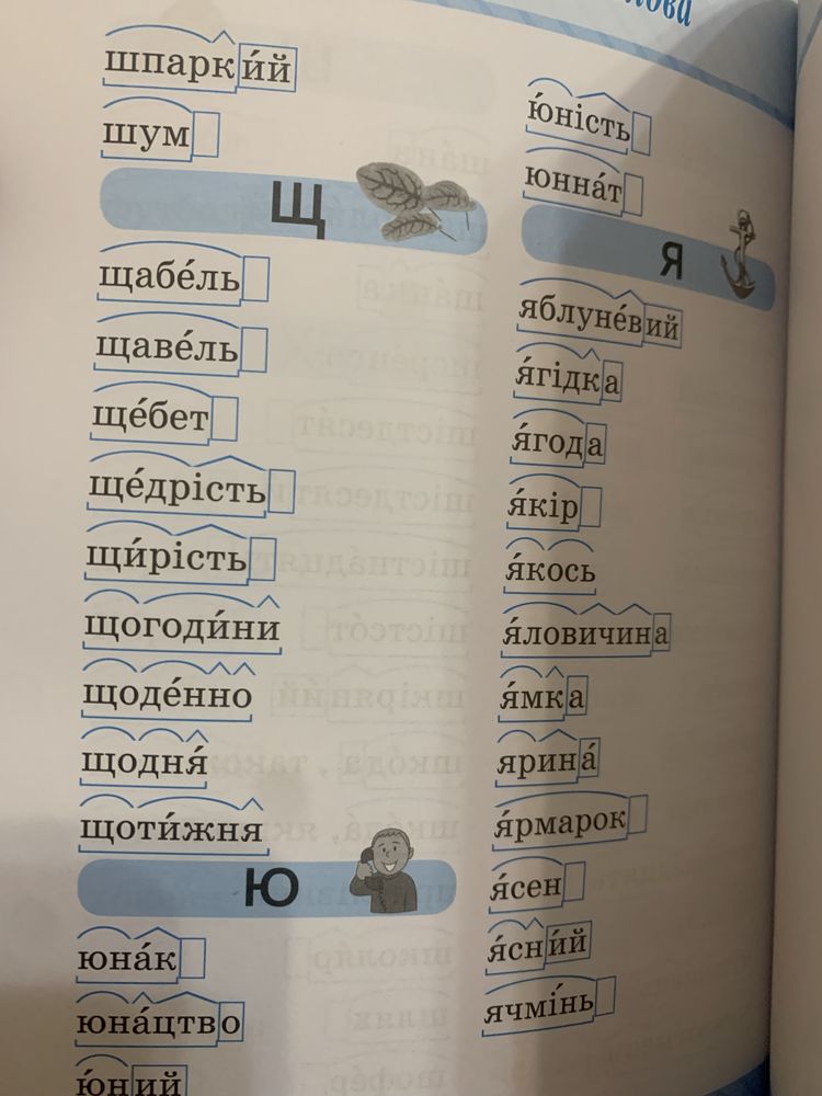 Словник 6 в одному 1-4 класи