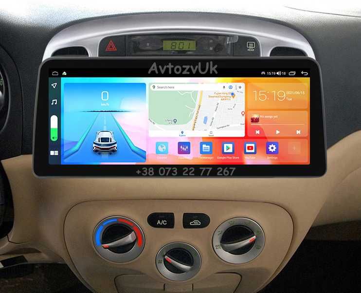 Магнитола ACCENT Hyundai VENUE GETZ SOLARIS IONIQ CarPlay Android 14