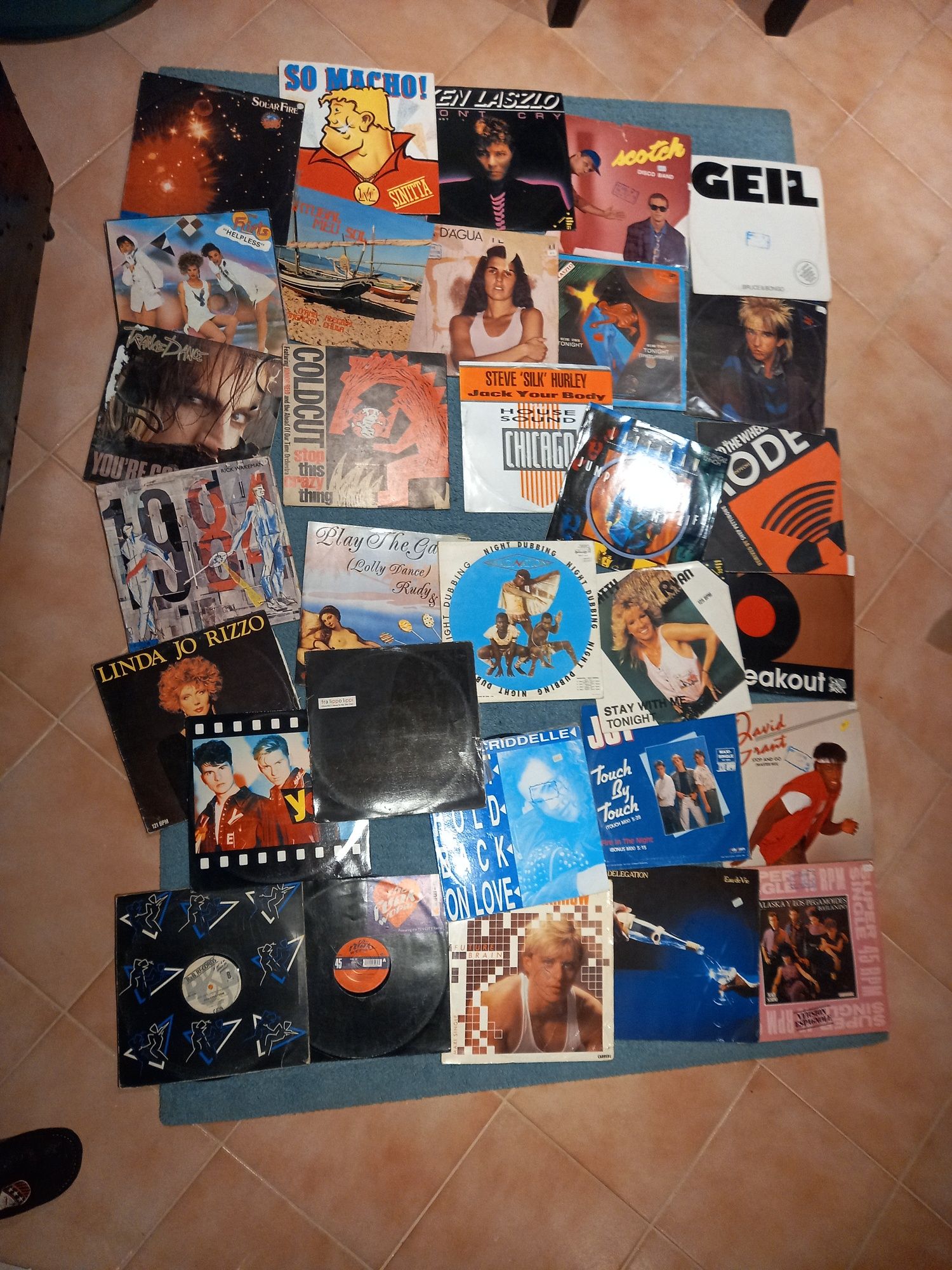 Colecção de discos vinil