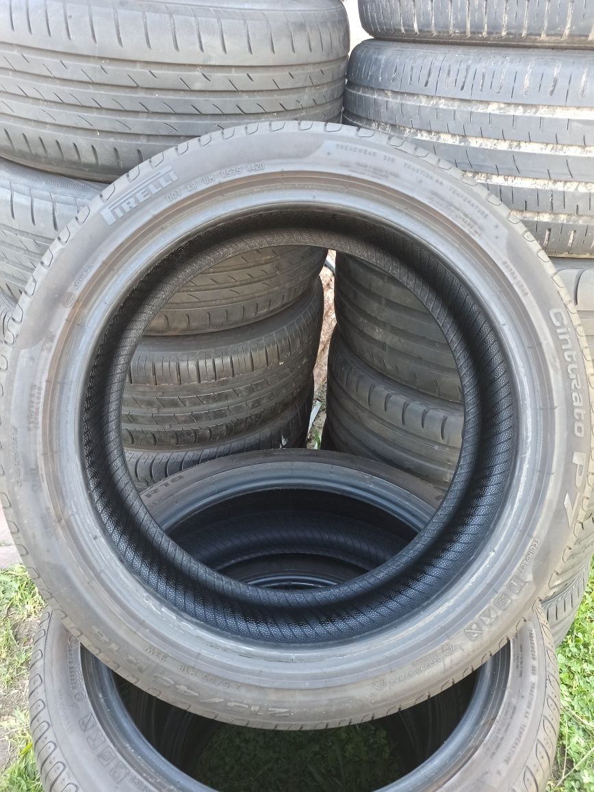 009 TSM Komplet Opon 215/45/R18 XL Pirelli Cinturato P7 Rok 2x20/2x18