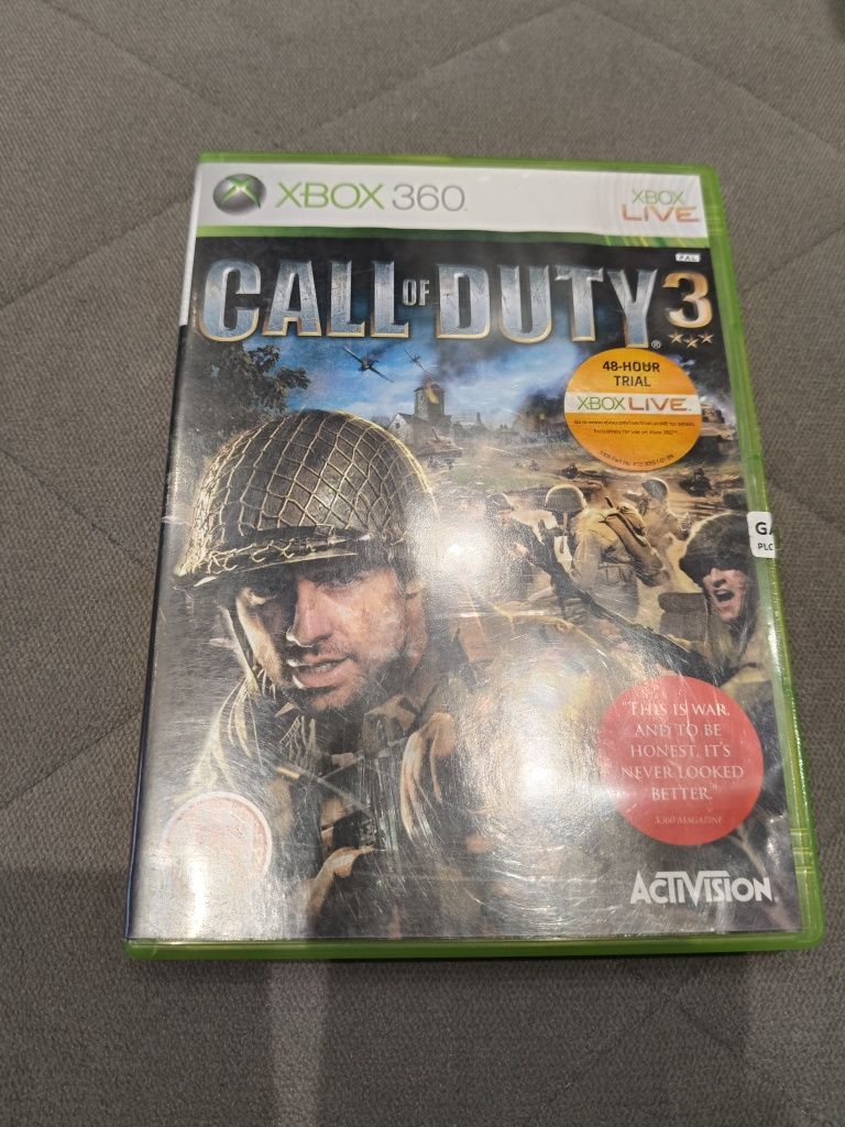 Gra Xbox 360 call of duty 3