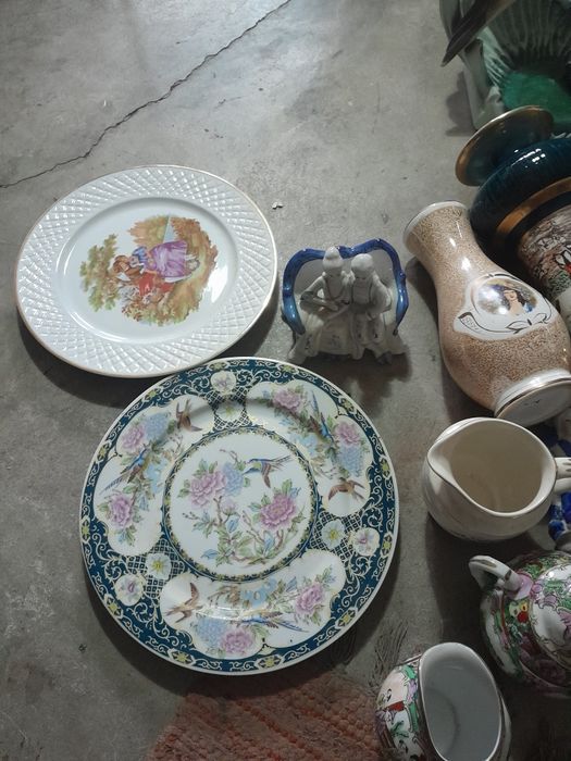 Lote de peças para decoração antigas revenda