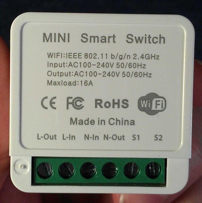 Оригінальний WiFi модуль - реле управління вайфай Smart Life 16А