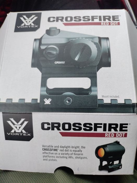 Crossfire vortex red dot 2moa