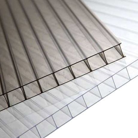 Poliwęglan komorowy 10mm 16mm 2,1x6m / 7m / 4m dymiony brąz