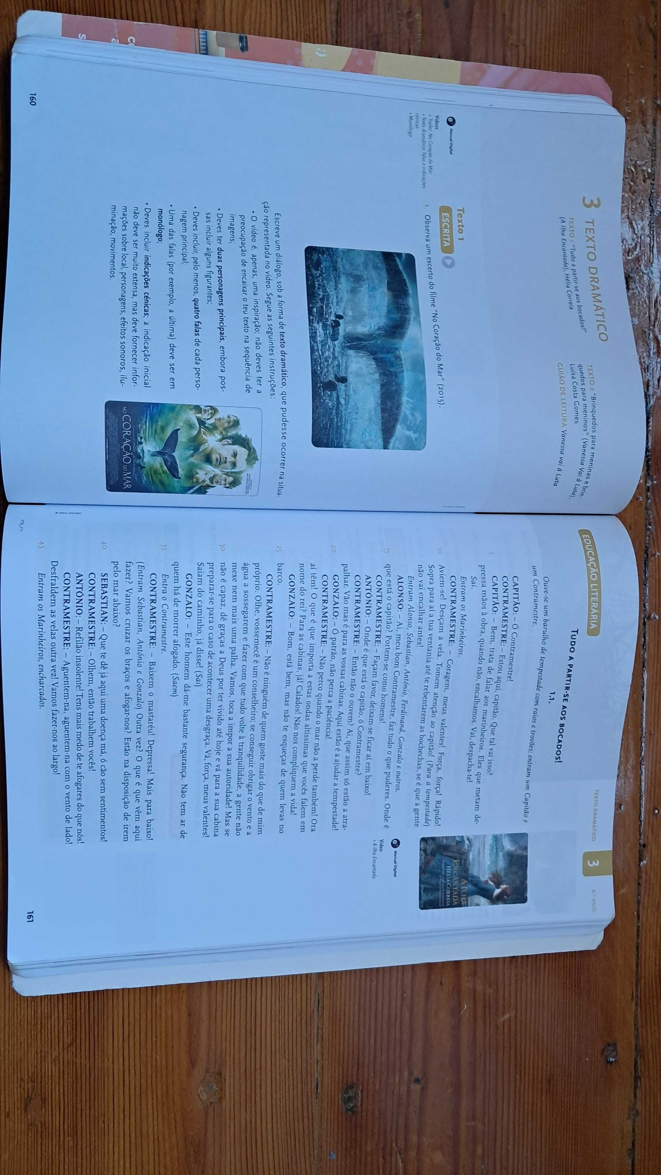 Manual de Português 8º Ano – AREAL Editores – Lisboa