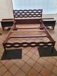 Cama casal + 2  mesas cabeceira