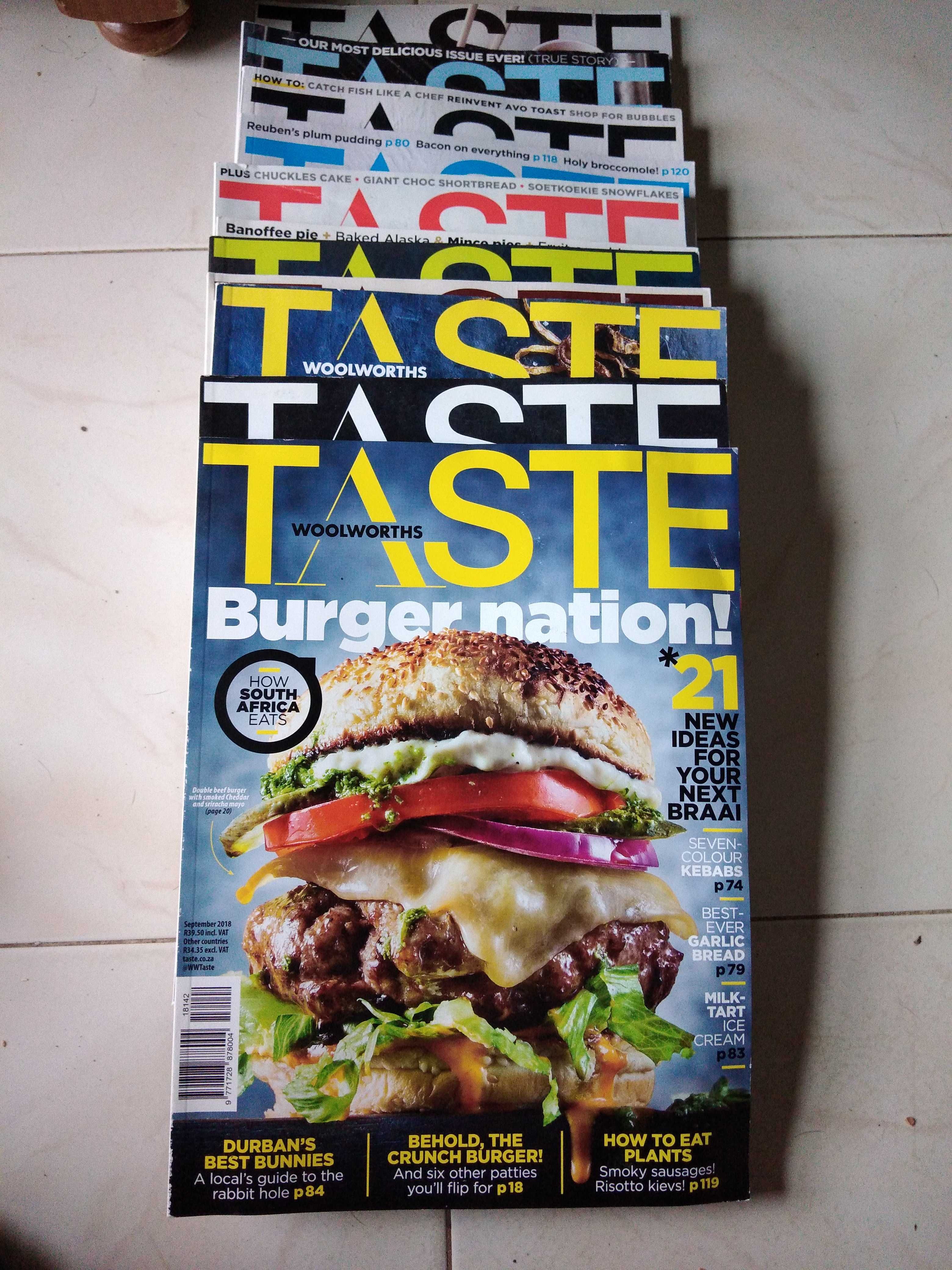 Revistas de culinária Taste