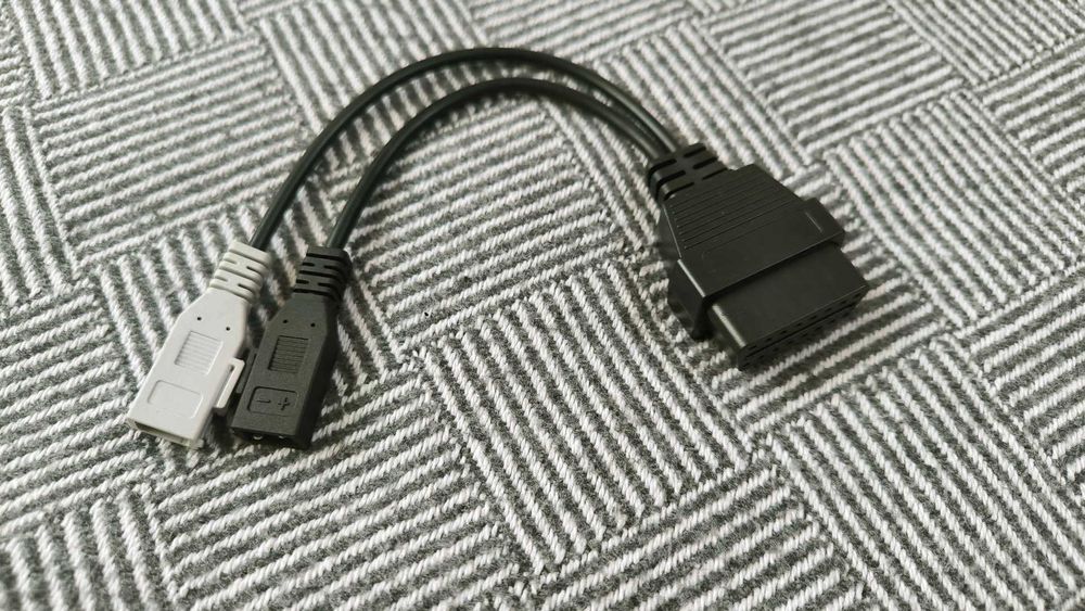 Кабель перехідник OBD2 на VAG 2 x 2 pin 2P+2P OBDII Audi, VW