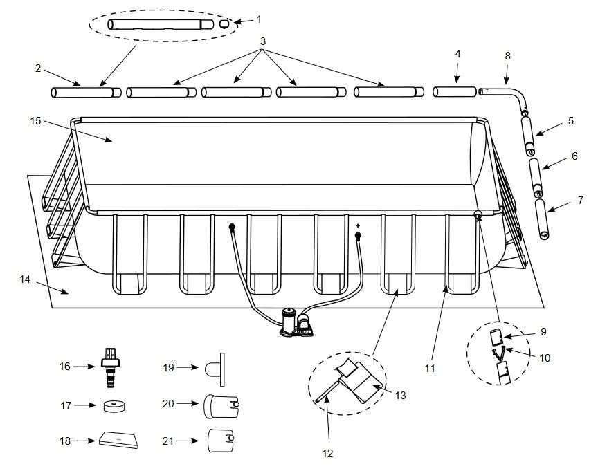 BASEN INTEX Prism Frame 3,00 x 1,75 x 0,80m