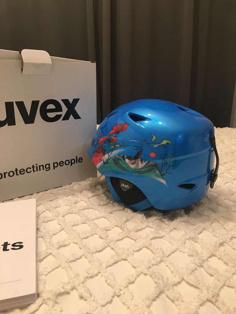 Kask dziecięcy UVEX rozm 48-52 NOWY