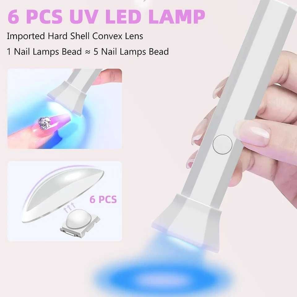Портативная лампа для сушки гель-лака, USB-зарядка