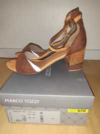 sandały skórzane Marco Tozzi