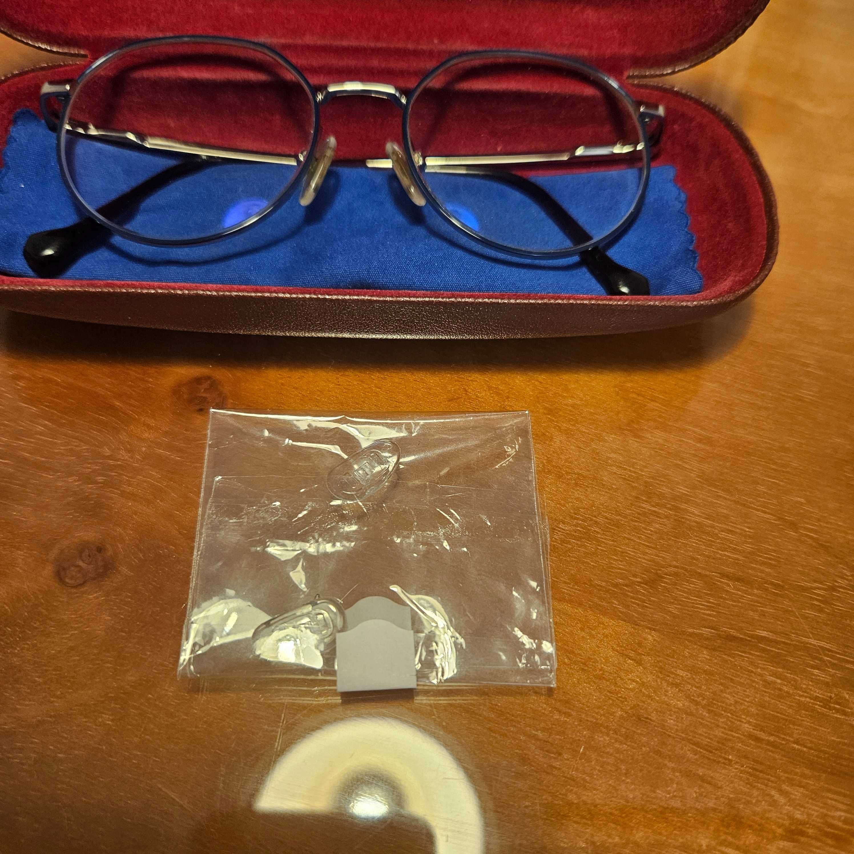 Okulary korekcyjne soczewki blue control do dali -0,25 -0,50 vintage