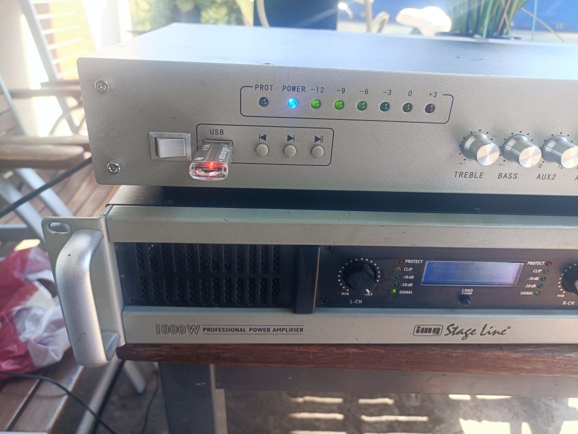 Wzmacniacz IMG stage line STA-225 2x350w monacor Behringer Pioneer 700