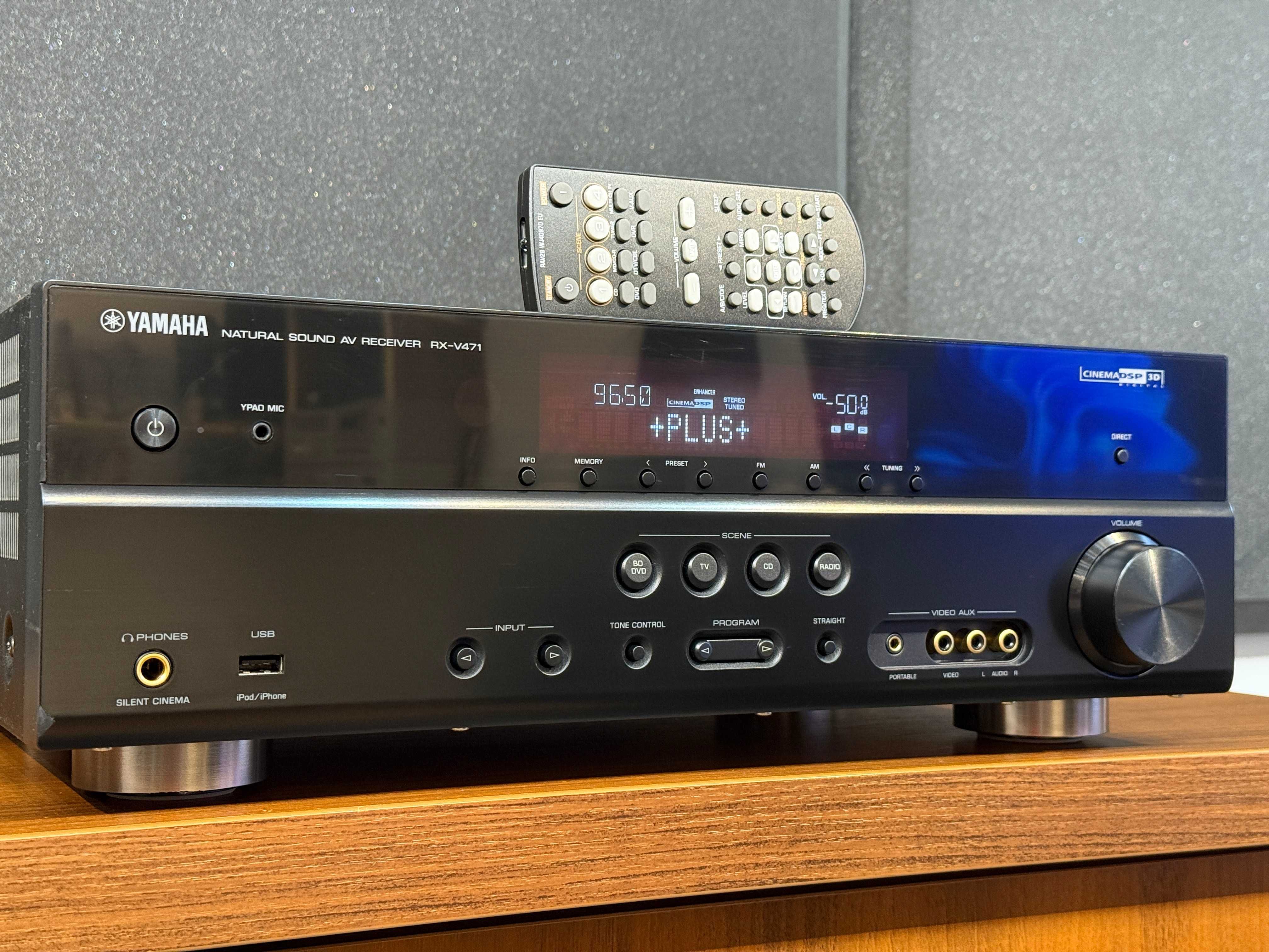 Amplituner 5.1 - YAMAHA RX-V471 +Pilot - Bluetooth USB Optical HDMI
