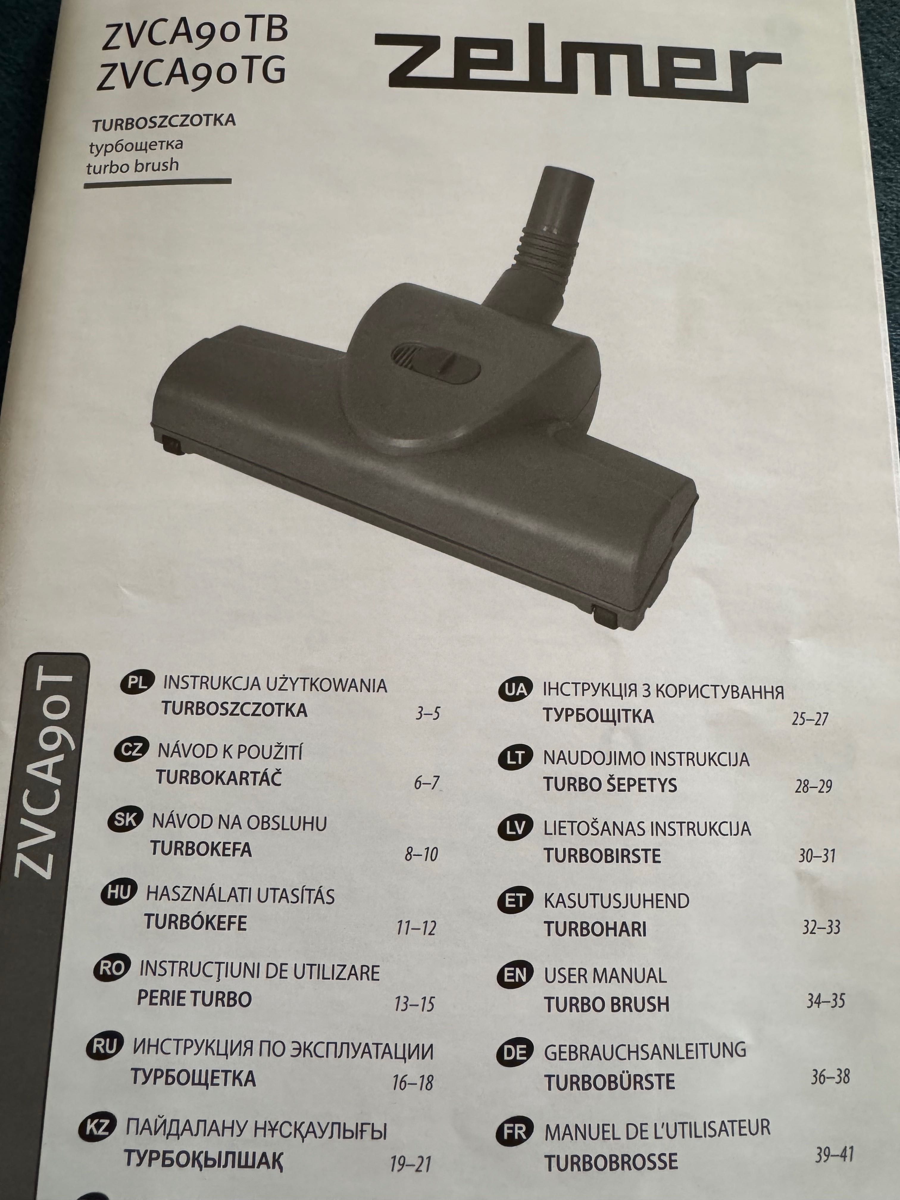 Nowa turboszczotka do Zelmer Odyssey