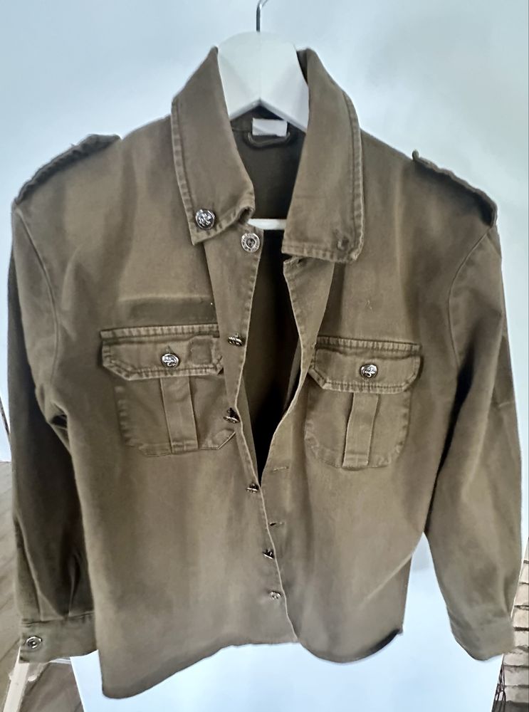 Zhr koszula 146 152 harcerska hufiec khaki