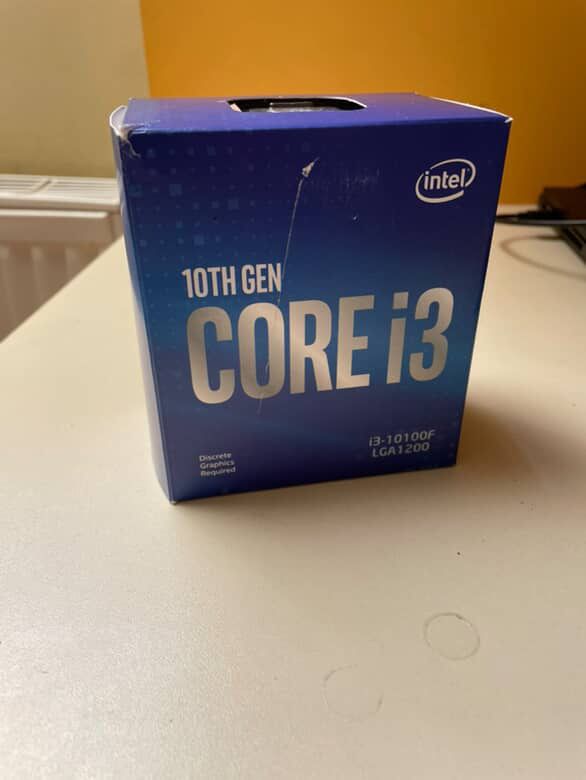 Intel core i3 10100f
