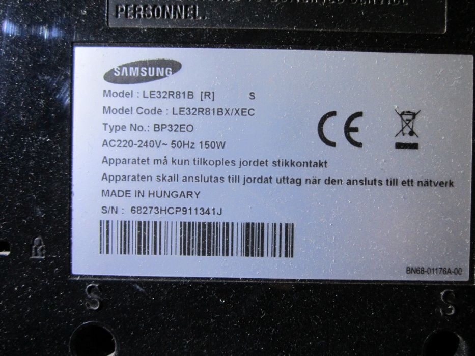 HS320WV12 інвертор Samsung LE32R81B