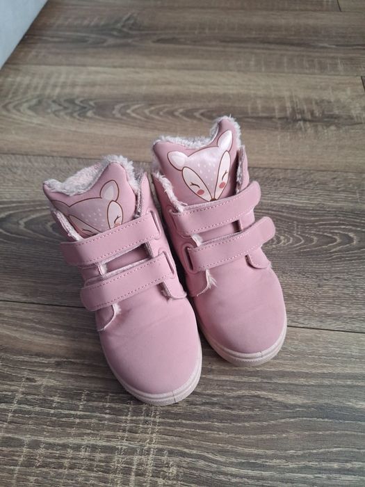 Buty sneakersy ocieplane futerkiem 27 17 cm