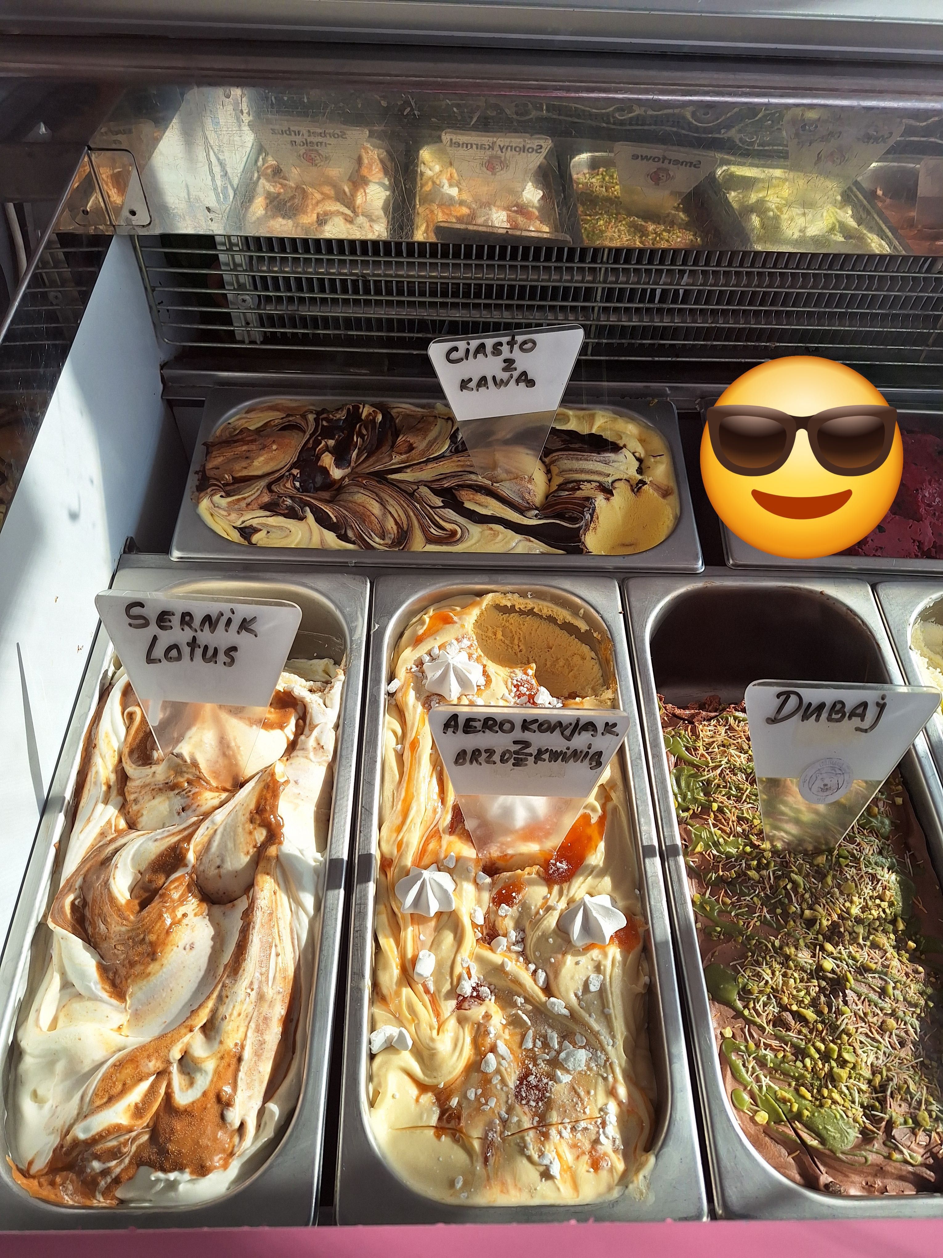 Lody rzemieślnicze, naturalne składniki  ,produkcji własnej