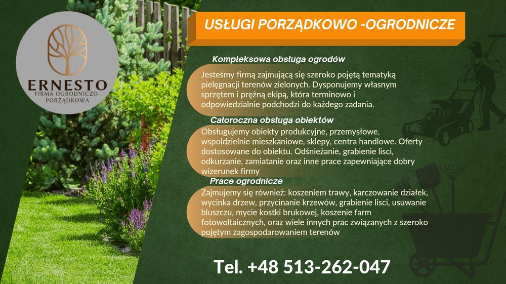 Usługi ogrodnicze