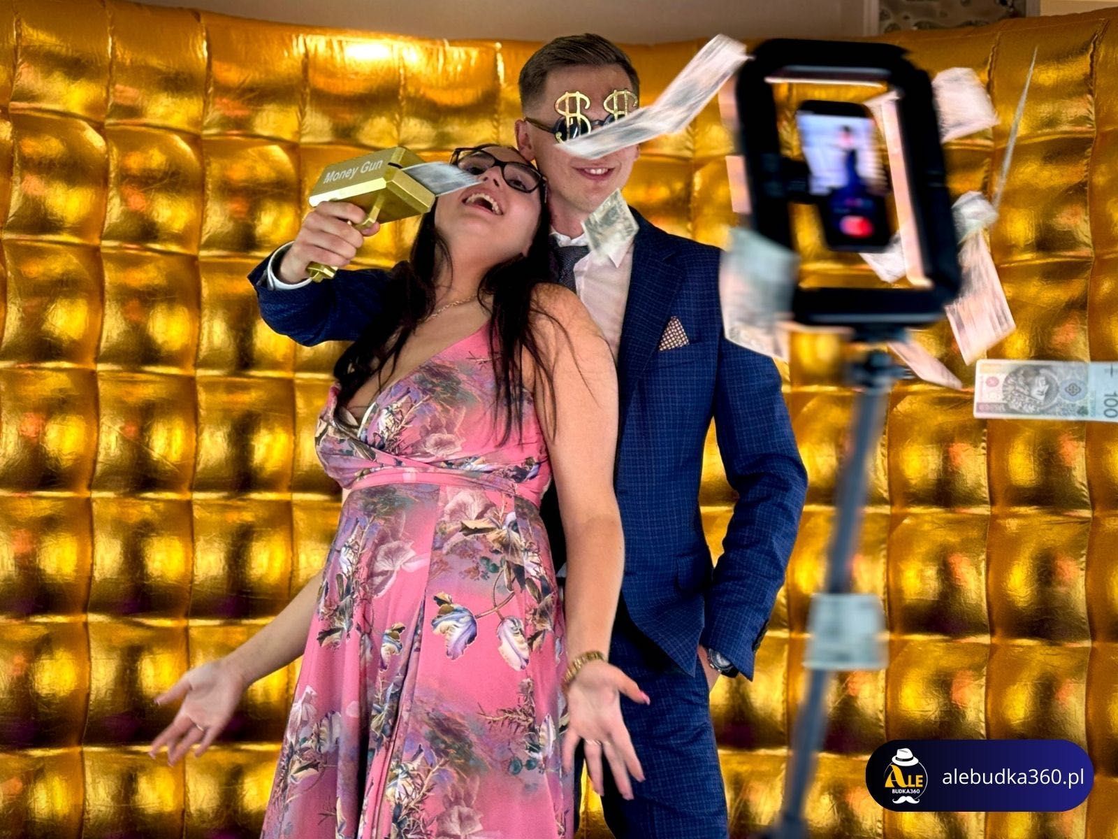Fotobudka 360 | Złota Ścianka VIP | Fontanna Iskier | Wideobudka | HIT