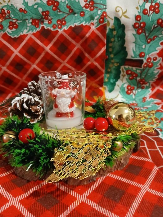 Centro de mesa de natal