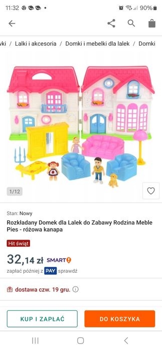 Dwa zestawy domków rozkładanych rodzinnych dla lalek i Kula rozkładana